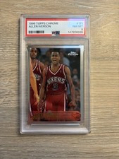 1996-97 Topps Chrome Allen Iverson Rookie Base #171 NO GREEN picture