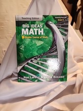 Big Ideas Learning Modeling Real Life 6th Grade TEACHING EDITION picture