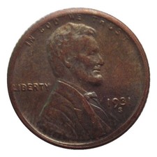 ---1931 S Lincoln Wheat Cent As shown in the figure--- picture