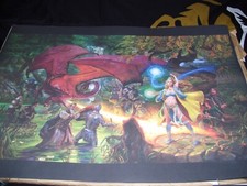 EVERQUEST  Parkinson Poster 28 x 21  SONY GIVEAWAY PROMOTIONAL picture