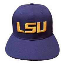'47 Brand LSU Tigers Snapback Cap Hat Purple/Gold W/Tiger Side Patch New  picture