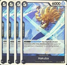 4x PLAYSET One Piece Card Game Hakuba Awakening Of The New Era OP05-087 English picture
