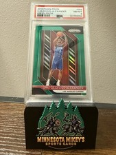 2018 Panini Prizm Shai Gilgeous-Alexander RC Green Prizm #184 PSA 8 picture