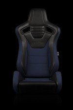 BRAUM Racing Elite-S Series Sport Seats - Black & Blue - Pair picture