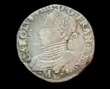 Henry III (1574-1589). Teston, 8th type 1575, M, Toulouse. picture