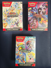 3 Pokemon Booster Bundles  Prismatic Evolutions/Destined Rivals/Journey Together picture