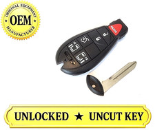 OEM 2008 - 2016 Chrysler Fobik Remote Key Fob 05026099AD UNLOCKED + UNCUT picture