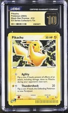 Pikachu Black Star Holo Promo #012 CGC Pristine 10 picture