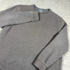 Croft & Barrow Easy Care Sweatshirt Mens Large Gray Crew Neck Long Sleeve Warm picture