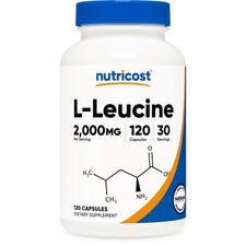 Nutricost L-Leucine 2,000mg 120 Vegetarian Capsules Gluten Free GMO-Free picture