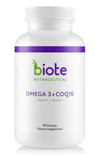 Biote Nutraceuticals - Omega 3 + CoQ10 - Heart + Brain 90 Count picture