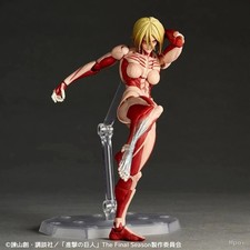 Anime Attack on Titan Annie Leonhart Action Figure Collectible Model Statue Toys picture