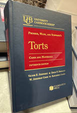 TORTS CASES AND MATERIALS 15TH EDITION PROSSER WADE & SCHWARTZ'S picture