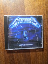 Metallica Ride The Lightning CD OG 90s Early Press *No BLACKEND* EX Elektra  picture