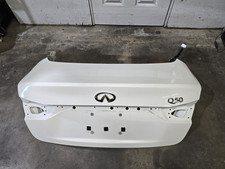 2018-2025 INFINITI Q50 REAR TRUNK LID HATCH WHITE OEM picture