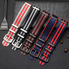 Military Nylon Watch Strap 20mm 22mm for Omega Diver 300m Seiko Casio Rolex picture