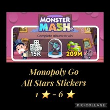 MoGo BONUS SET Stickers⚡For Monopoly_Go⚡Cheapest & Fastest US Seller⚡ picture