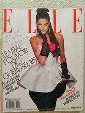 ELLE France 1987 Stephanie Seymour Cover Madonna by Jean-Baptiste Mondino picture