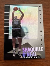SHAQUILLE O'NEAL RC 1992-93 UPPER DECK FUTURE MVP HOLOGRAM FOIL INSERT #35 SHAQ picture