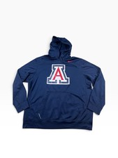 Blue Nike Therma-Fit Arizona Wildcats Hooded Sweatshirt Hoodie Men's XL picture