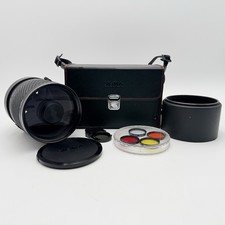 Sigma 600mm f/8 Mirror Telephoto Lens Minolta MD Mount Case Hood Filters picture