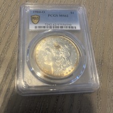 1904-O Morgan Silver Dollar US Coin PCGS MS62 picture