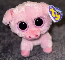 * Retired* Ty Beanie Boo - ‘CORKY’ the pig 🐷 6in (2013) NEW w/ Purple tags picture