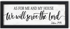 As for Me and My House We Will Serve the Lord Sign 6