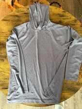 Lululemon Men's Lightweight Pullover Hoodie Gray Heather Medium Athletic picture