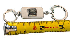 Vtg Silver Ford Marketing Institute Rectangular Promotional Advertising KeyChain picture