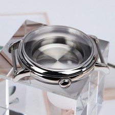 FEIYASHI Polished 316L Steel 40mm Classic Silver Watch Case Sapphire For ETA2824 picture