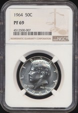 1964 Kennedy Half Dollar NGC PF 69 *PROOF* picture