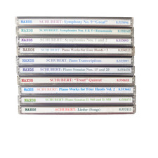 10 x Schubert Works on Naxos. Symphonies, Piano Works, Trout Quintet etc picture