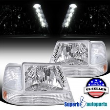 Fit 1998-2000 Ford Ranger Headlight Turn Signal Parking / 98-00 Ranger Head Lamp picture