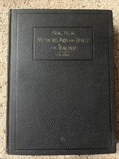 Hardcover Set, 1915 “Method aids and devices for teachers” Education Antique Old picture