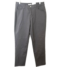 Croft & Barrow NWT Women’s Gray Capri Mid-Rise Pants w/Stretch Size 12 picture