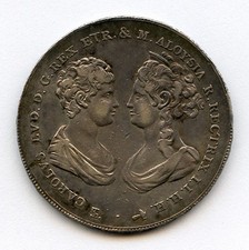 ITALY-TUSCANY 1807 MARIA LOUISA FRANCESCONE 10 PAOLI, TONED CHOICE XF/AU. picture