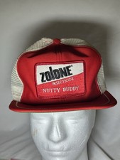Vintage Zolone Nutty Buddy Farm Ag Hat Cap Mesh Snapback Red picture