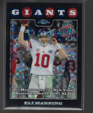 Eli Manning - 2008 Topps Chrome Football X-fractor Card - #TC151 picture