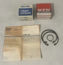 PACO Pumps K202 Bearing Frame Kit Ped 32 NTN 6306ZZ Manville Clipper Seals NOS picture