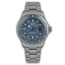 Out of Order CASANOVA BLUE Steel Swiss Made Quartz Blue Sapphire Men's Watch picture