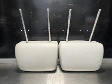 BMW E36 M3 318 320 323 325 328 Front Seat Headrests Restraints Leather Dove Gray picture
