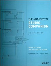 The Architect's Studio Companion: Rules of Thumb for Prelim - VERY GOOD picture