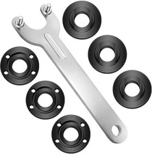 7PCS Angle Grinder Nut & Wrench Kit, Premium 5/8-11 Thread Flange Metal Lock Nut picture