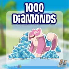 animal jam classic (AJC) 1000 diamonds **READ DESC BEFORE BUYING** picture