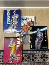Hajime Sorayama Hyper Illustrations Part 1 & 2 Sexy Robot Gynoids Art Book Set picture