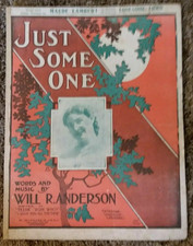 1907 Just Some One Vintage Sheet Music By Will Anderson picture