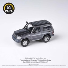 PARA64- 2014 Toyota Land Cruiser 71 - Grey - 1:64 Scale Diecast Car picture