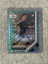 2026 Topps Chrome MLS - Cavan Sullivan #CA-CS Aqua Wave Refractor /199 Auto picture
