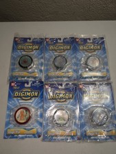 NEW VINTAGE Digimon Digital Monsters Digi-Yo Series 1 RARE Lot Of 6 picture